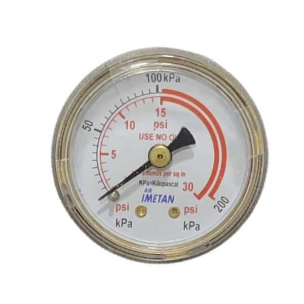 MANOMETRO 1.5" 0-30 PSI