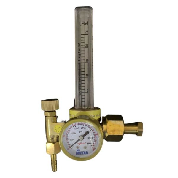 REGULADOR DE CO2 FLUJOMETRO CROMADO